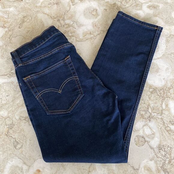 Levi’s 502 Taper Dark Wash Stretch Jeans - Picture 5 of 12